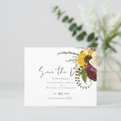 Marsala Rose Sonnenblumen Budget billig Hochzeit (Stehend Vorderseite)