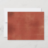 Marsala Travel Theme Danke Karte (Rückseite)