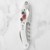 Marsala u. Marine-kundenspezifische mit Kellnermesser (Rückseite)