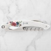 Marsala u. Marine-kundenspezifische mit Kellnermesser (Vorderseite)