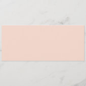 Marsala und Gold Boho Garden Wedding Menü Menükarte (Rückseite)