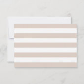 Marsala und Rosa UAWG RSVP Karte (Rückseite)