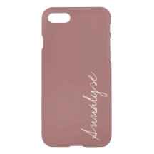 Marsala Wine Red-Brown Solid Color Custom