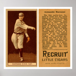 Marsans kubanischer Rot-Baseball 1912 Poster