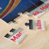 Marsaxlokk Fischerboote Malta Puzzle (Seite)