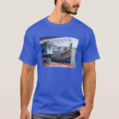 Marsaxlokk Fischerboote Malta T-Shirt (Vorderseite)