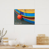 Marsaxlokk Harbor Malta Poster (Küche)