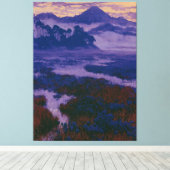 Marsch am Rande des Morgens Leinwanddruck (Insitu (Holzboden))