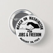 Marsch auf Washington 1963 Button (Vorne & Hinten)