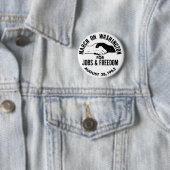 Marsch auf Washington 1963 Button (Beispiel)