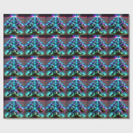 Marsch der Neon-Schildkröten Geschenkpapier