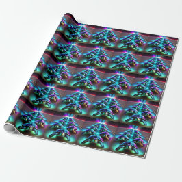Marsch der Neon-Schildkröten Geschenkpapier