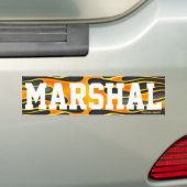 "Marschall" durch Fahnenträger Autoaufkleber (Auf Auto)