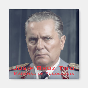 Marschall Josip Broz Tito Balkan Militär Foto Magnet