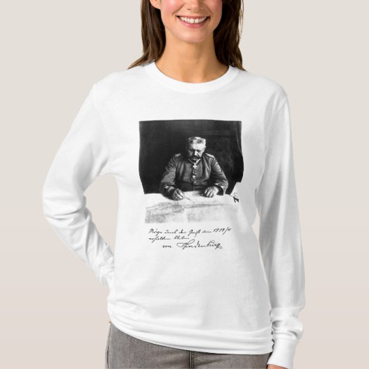 Marschall Paul von Hindenburg, 1914 T-Shirt (Vorderseite)