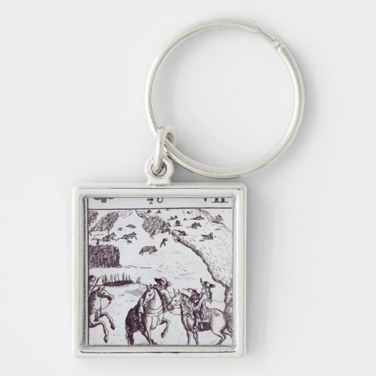 Marschall-Tallard genommener Gefangener Schlüsselanhänger (Vorne)