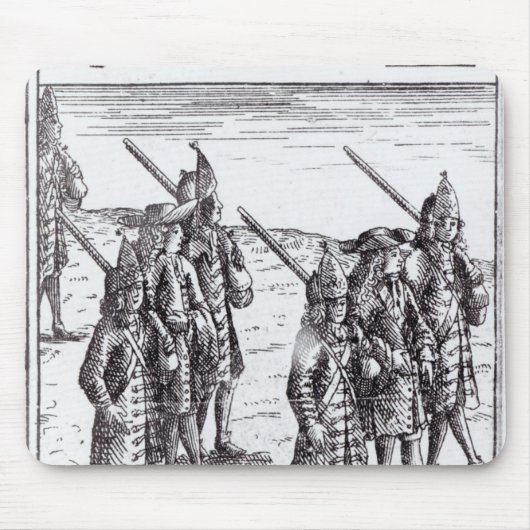 Marschall Tallard und andere französische Generäle Mousepad (Vorne)