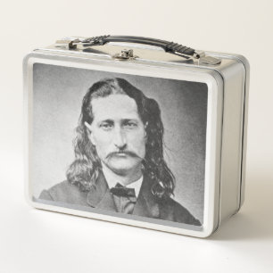 Marschall Wild Bill Hickok, ein Revolverheld des W Metall Brotdose