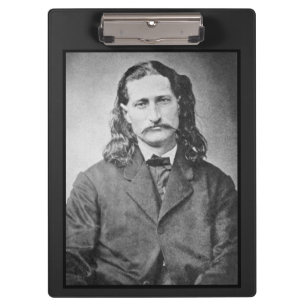 Marschall Wild Bill Hickok Old West Revolverheld Klemmbrett