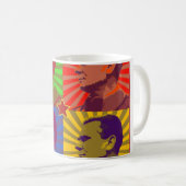 MARSCHALLtito-POP-KUNST-PORTRÄT Kaffeetasse (VorderseiteRechts)