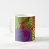 MARSCHALLtito-POP-KUNST-PORTRÄT Kaffeetasse (Vorderseite Links)