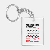Marschband-Ausstand Schlüsselanhänger (Vorderseite links)
