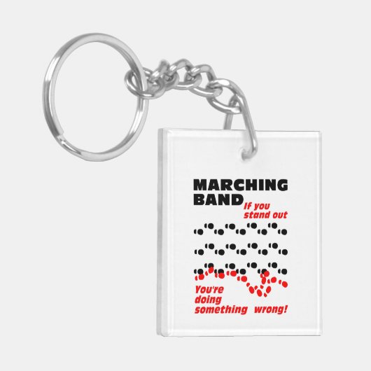 Marschband-Ausstand Schlüsselanhänger (Vorderseite links)