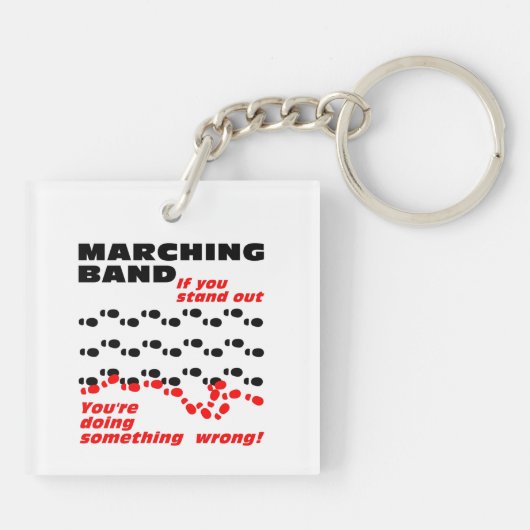 Marschband-Ausstand Schlüsselanhänger (Rückseite)