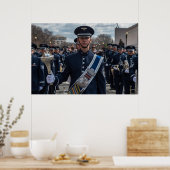 Marschband der Luftwaffe Poster (Küche)