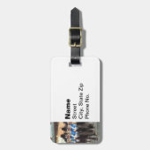 Marschband Gepäckanhänger (Vorderseite vertikal)