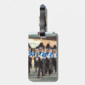 Marschband Gepäckanhänger (Rückseite vertikal)