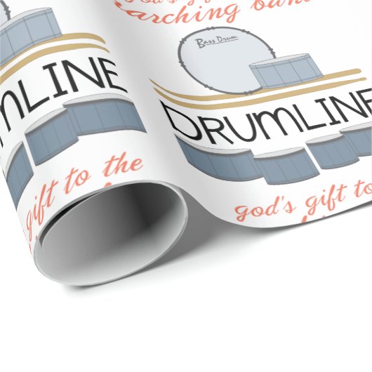 Marschband Geschenkpapier (Rolleneckpunkt)