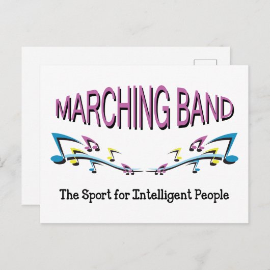 Marschband Postkarte (Vorne/Hinten)