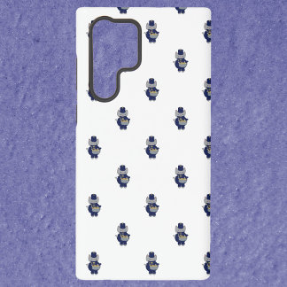 Märsche spielende Katzen-Trommler in Marineblau-Go Samsung Galaxy Hülle