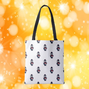 Märschekapelle Katzen-Trommler Navy Blau Rot Tasche