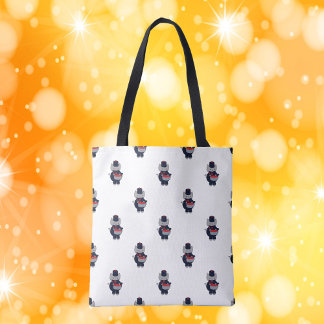 Märschekapelle Katzen-Trommler Navy Blau Rot Tasche