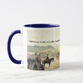 Marschieren in den Regen nach Gettysburg-Tasse Tasse (Links)
