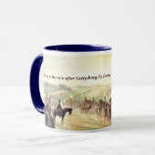 Marschieren in den Regen nach Gettysburg-Tasse Tasse (Vorderseite Links)