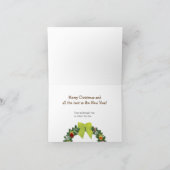 Marschierende Feiertagskarte (Innenseite)