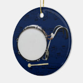 Marschierende große Trommel - wählen Sie Ihre Keramik Ornament (Links)