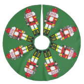 Marschierende Nussknacker Polyester Weihnachtsbaumdecke (Vorderseite)