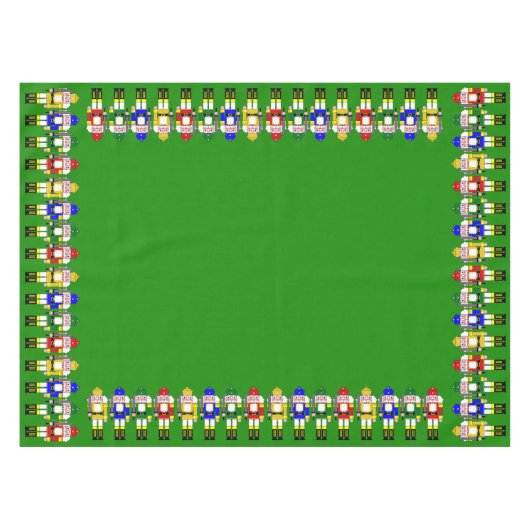 Marschierende Nussknacker Tischdecke (Vorderseite (Horizontal))