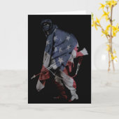 marschierender Soldat: der glückliche Tag des Karte (Gelbe Blume)