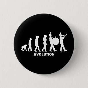 marschierendes Band der Evolution Button