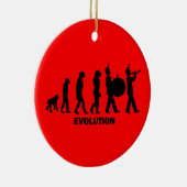marschierendes Band der Evolution Keramikornament (Rechts)