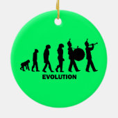 marschierendes Band der Evolution Keramikornament (Hinten)