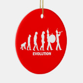 marschierendes Band der Evolution Keramikornament (Rechts)