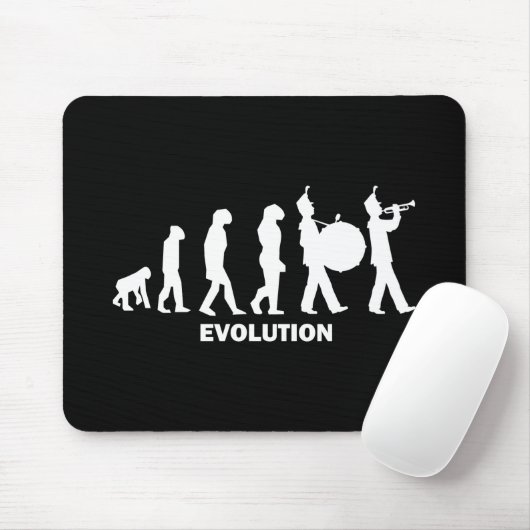 marschierendes Band der Evolution Mousepad (Mit Mouse)