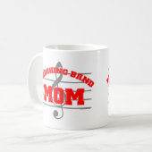 Marschierendes Band-Mama Kaffeetasse (Vorderseite Links)