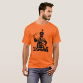 Marschierendes Band-Trommel-Linie T - Shirt linker (Vorne ganz)
